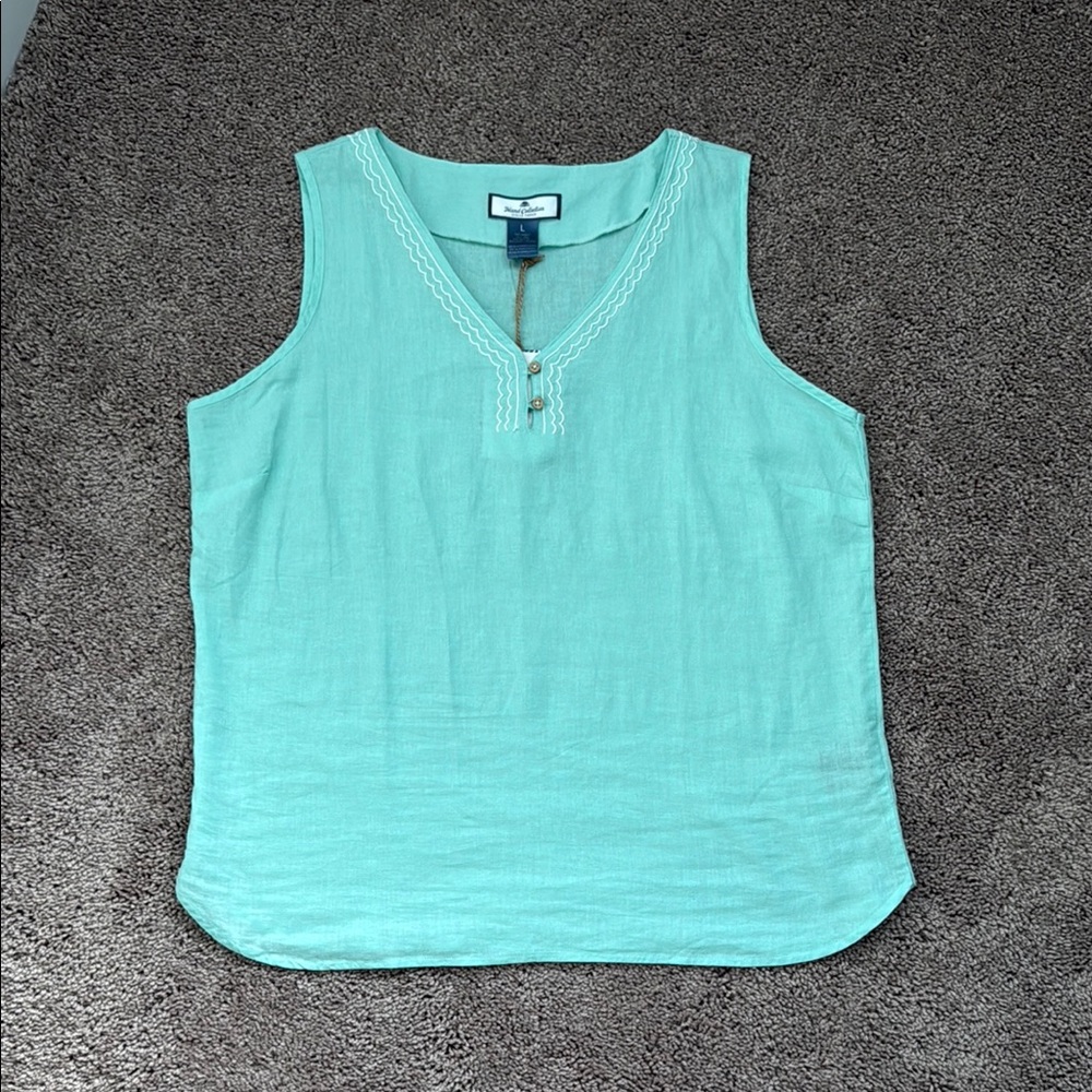 Stella Parker Linen Top